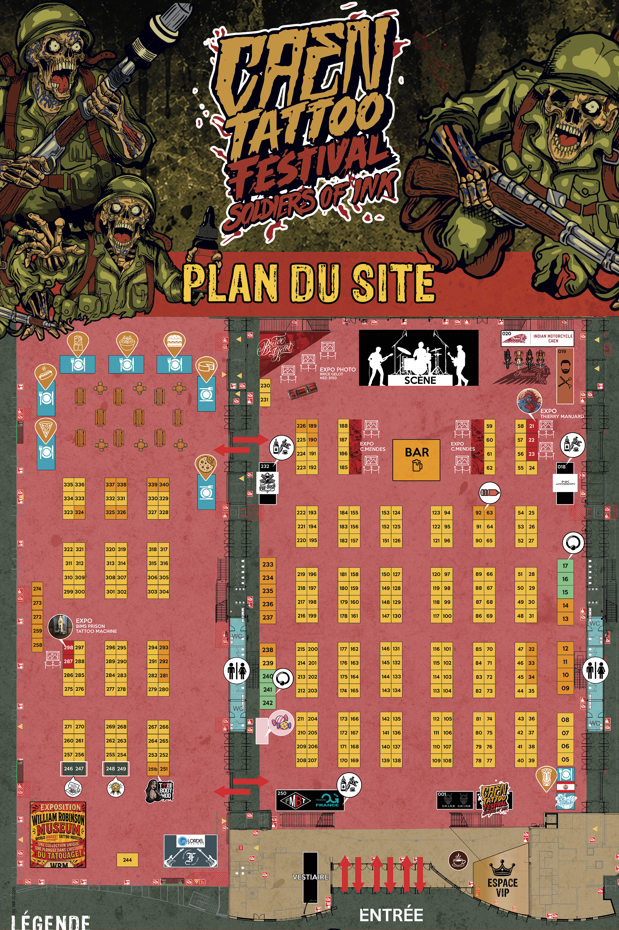 Plan du festival