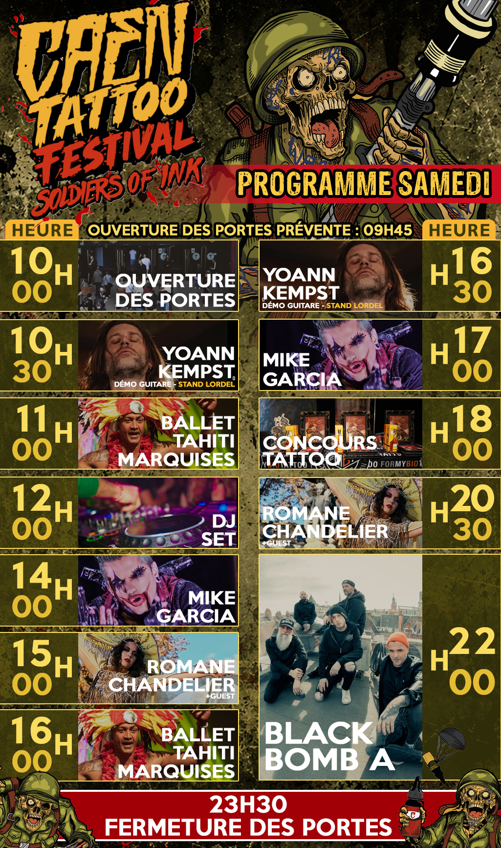 Programme du festival